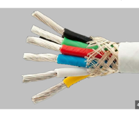 Fil électrique en cuivre plaqué argent torsadé, isolé PTFE, homologué 12V/24V, forme IP40, AWG 26/7/34, pour instrumentation électronique