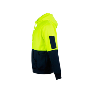 <b>Reflective</b> Safety Sport Hoodie Men's Night Running Athletic Sweatshirt High Visibility Performance Hooded <b>Top</b> Custom Print - Product Image 6