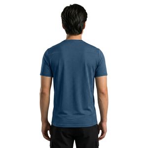 T-shirt pour homme GS Blue Dry-X, léger, respirant, évacuant l'humidité, col rond, manches courtes, fitness, gym, entraînement, vêtements de sport - Product Image 2