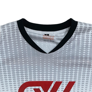 T-shirt de course à manches courtes personnalisé OEM, sublimation, séchage rapide, 100 % polyester, évacuation de l'humidité, pour marathon et demi-marathon - Product Image 3