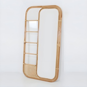 Full-length Wall <b>Leaning</b> Natural Mirror Bathroom Bedroom Decor Full Length Body Natural Mirrors for Export - Product Image 3