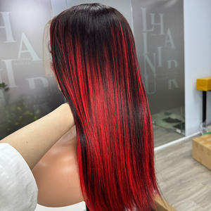 Perruque de piano droite en os mèches de cheveux de luxe extensions de cheveux humains vietnamiens, couleur de piano de qualité de luxe - Product Image 6