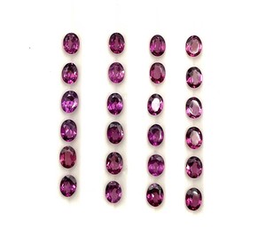 Gema suelta de granate rodolita rosa natural, corte pera, facetada de 3*4 mm para la fabricación de joyas - Product Image 2