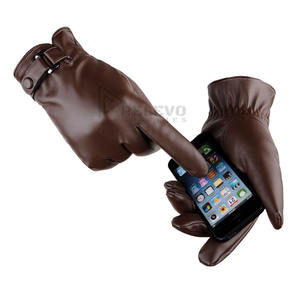 Guantes de Negocios para Hombre, de Uso Casual, con Buen Aspecto, Guantes de Invierno con Pantalla Táctil, Resistentes al Viento, para Conducir, de Cuero PU - Product Image 2