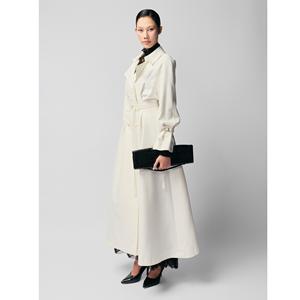 Falda Midi de Lujo para Mujer al por Mayor, Modelo ELARA, Retención de Forma, Todas las Estaciones, Beige, Negro, Antiarrugas, Suministro ODM, Faldas en Blanco y Negro - Product Image 2