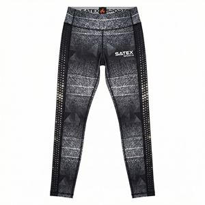 Leggings de yoga pour femmes, respirants, à taille haute, extensibles dans les quatre sens, avec panneaux latéraux en strass, brillants, pour le cheerleading et la gym, sublimés - Product Image 1