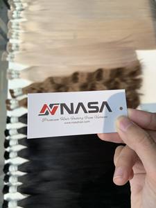 Extensiones de cabello a granel color negro 65cm Super doble dibujado 100% cabello virgen vietnamita de alta calidad - Product Image 2