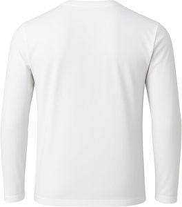 <b>White</b> Vintage Style <b>Slim</b> <b>Fit</b> Workout <b>Shirt</b> Short Sleeve O-Neck Knitted Front Polyester/Cotton Breathable Quick Dry Anti-Pilling - Product Image 3