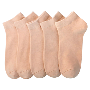 Chaussettes en molleton 100 % coton personnalisables pour femmes, multicolores, antidérapantes, faible MOQ, couleur unie, design personnalisé, avec bordure sur le mollet - Product Image 5