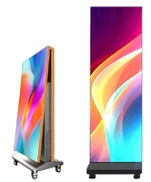 MILEC Haute Qualité Pliable LED Affichage Affiche Intérieur/Extérieur Au Détail GOB Shopping Floor Stand P2.5 P1.86 P1.53 P1.25