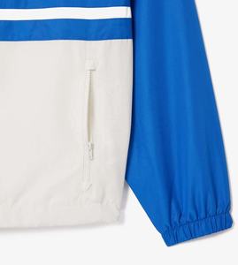 Chaqueta Cortavientos Impermeable de Alta Calidad con Cremallera, Chaqueta Cortavientos Deportiva Transpirable Personalizada con Bloques de Color para Hombre - Product Image 6