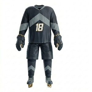 Uniformes de Hockey sobre Hielo Personalizados con Nuevo Diseño 2026, Ropa Deportiva para Equipos Adultos, Sublimación Impresa, Color Personalizado, Transpirable y de Secado Rápido - Product Image 1