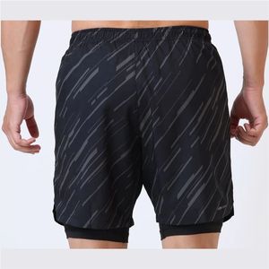Shorts de compression imprimés 2 en 1, grande taille, pour le cyclisme, respirants - Product Image 2
