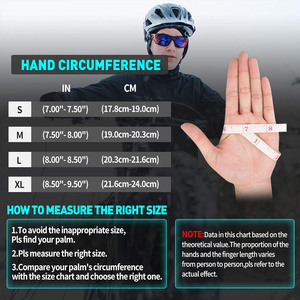 Custom Logo Cycling Gloves Touch Screen Workout Gloves Full Finger Mountain Bike Road Racing Gloves Anti <b>Slip</b> Silicone Palm - Product Image 6