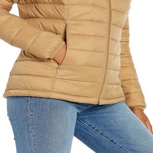 Chaquetas Acolchadas Reversibles Impermeables para Mujer, con 2 Bolsillos, Cierre de Cremallera y Capucha, para Otoño e Invierno, Venta al Por Mayor - Product Image 6