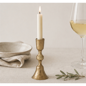 Wholesale Antique <b>Brass</b> Iron Taper Candle <b>Holder</b> Hand-Forged <b>Candlestick</b> Stand for Wedding Centerpiece & Home Table Decoration - Product Image 2