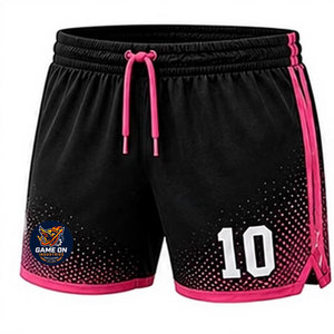 Mens Womens <b>Soccer</b>/ Football Shorts New Design Custom Printed Name Number Lightweight Quick-Dry Breathable 100% Polyester - Product Image 1
