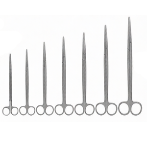 Ciseaux de dissection Metzenbaum droits et courbés, en acier inoxydable de qualité allemande, instrument chirurgical pour la coupe précise des tissus - Product Image 2