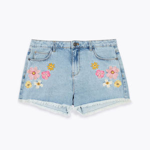 Shorts de Mezclilla de Diseño Único para Mujer, Cintura Alta, Seis Bolsillos, Calidad Premium, Ropa Casual de Verano, Personalizables - Product Image 2