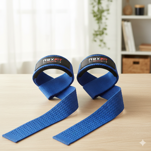 Sangles de suspension Rexfit Sport Premium pour abdominaux, avec coutures renforcées et rembourrage en mousse souple, pour les exercices d'abdominaux, de levée des jambes et de renforcement du tronc. - Product Image 4