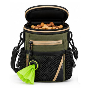 Sac à friandises pour l'entraînement des chiens, sangle de taille réglable, multi-poches, sac à friandises pour animaux de compagnie pour les promenades et l'entraînement quotidien - Product Image 1