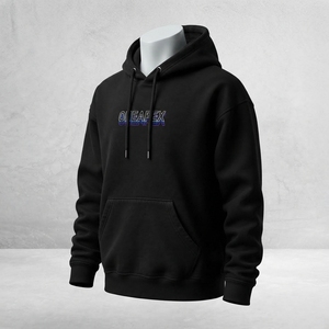 Sudadera con Capucha Personalizada con Logotipo Bordado en Neón Negro, Sudadera de Hombre, Sudadera con Capucha Estilo Urbano - Product Image 5