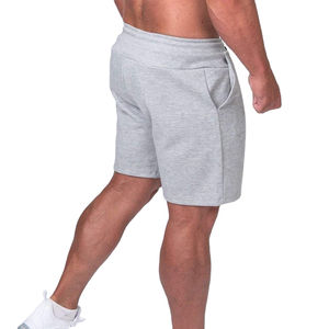 Nuevos pantalones cortos de hombre lisos teñidos, pantalones cortos casuales de verano con cintura elástica y cordón ajustable, pantalones cortos deportivos para correr con bolsillos. - Product Image 4
