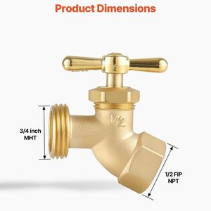 Rubinetto da Esterno per Giardino, Connettori per Tubi Flessibili di Alta Qualità per Giochi d'Acqua e Giardini - Product Image 3