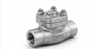 Vanne de retenue horizontale en acier forgé à chaud, haute température, manuelle, avec joint PTFE, 2 pouces, F304L, classe 800, filetage NPT - Product Image 2