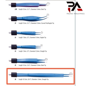 Pinces bipolaires Ellman Surgitron J8 réutilisables, autoclavables, CE, pointe droite de 1 mm - Product Image 1