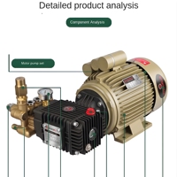 Hydroplus International - Nouvelle nettoyeuse haute pression électrique 300 bars, 3HP, robuste, en acier inoxydable, pour le lavage de voitures et le nettoyage en atelier