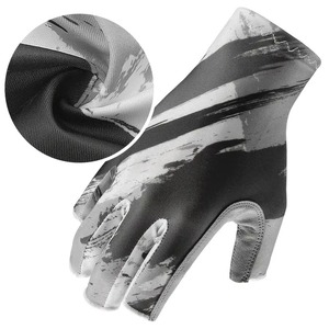 Gants de kayak professionnels à demi-doigts avec paumes renforcées en Amara, gants de navigation pour la plongée, le jet-ski, la navigation de plaisance et le ski nautique - Product Image 2
