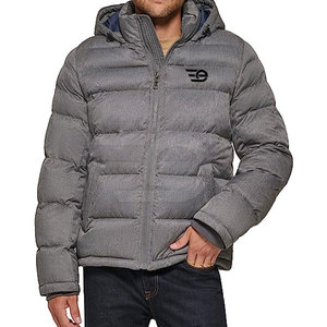 Veste matelassée pour homme, décontractée, chaude pour l'hiver, légère, à manches longues, zippée, streetwear, tendance outdoor, veste matelassée pour homme - Product Image 2