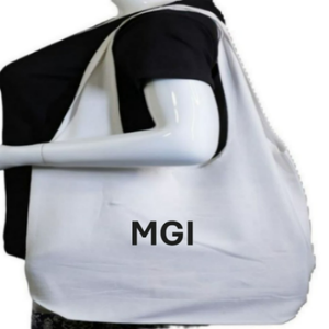 Sac fourre-tout 100 % coton biologique avec logo personnalisé imprimé, réutilisable, à poignées supérieures, avec cordon de serrage, en toile, pour rangement extérieur, sac promotionnel vierge - Product Image 4