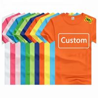 T-shirts tricotés pour hommes en surplus, 100% Coton 180 GSM, avec impression sérigraphiée au dos, anti-boulochage, pour expéditions déstockées et décalées