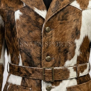 Professional Manufacturer Cowhide Embossed Design Custom Printing Logo Cow Hide <b>Leather</b> <b>Jacket</b> For <b>Men</b> - Product Image 6