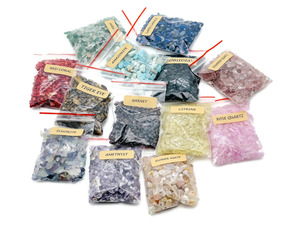 Surtido de Virutas de Piedras Preciosas Pulimentadas, Piedras Semipreciosas Naturales para Feng Shui, Decoración del Hogar y Manualidades - Product Image 1