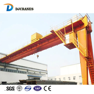 Grue semi-portique personnalisée Dejun 5T-100T avec chariot européen et moteur et boîte de vitesses pour déplacement rapide sur le sol - Product Image 2