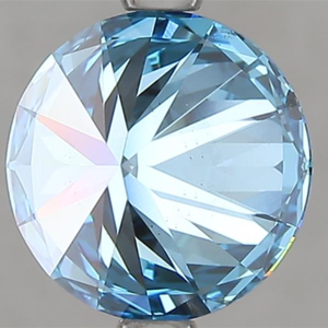 Diamante Cultivado en Laboratorio de 2 Quilates, Corte Brillante Redondo, Color Azul Intenso, Claridad VS, Certificado IGI, Diamante Suelto para Joyería - Product Image 3