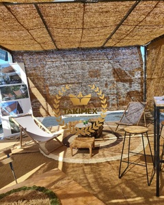 Velas de sombra de fibra de coco 100% natural e ecológica à prova de intempéries, com proteção UV e resistência a chuvas ocasionais - Product Image 2