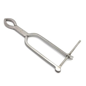 Pinzas de Acero Inoxidable Manuales Reutilizables para Sujetar Placas, Instrumento Quirúrgico para Posicionamiento Seguro de Placas en Procedimientos Ortopédicos - Product Image 1