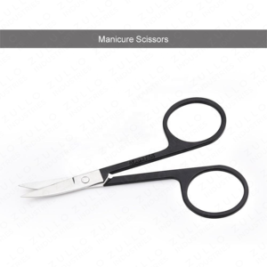 Ciseaux à ongles professionnels en acier inoxydable noir et argent, outil de coupe précis et tranchant pour manucure et pédicure, idéal pour les salons de beauté - Product Image 5