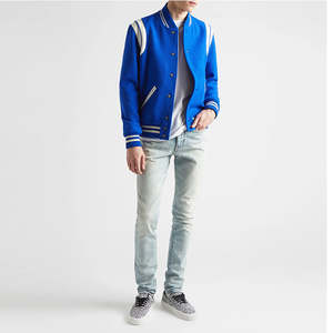 Chaquetas Varsity de Primera Calidad para Hombre con Diseños de Rayas, Transpirables, Resistentes al Viento, de Manga Larga, con Botones, Ropa Exterior Universitaria para Hombre - Product Image 5