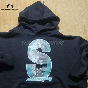 Sudadera con Capucha Unisex Personalizada al por Mayor, 100% Algodón, Sudadera Térmica de Forro Polar para Invierno, para Hombre y Mujer, con Estampado Sólido - Product Image 3