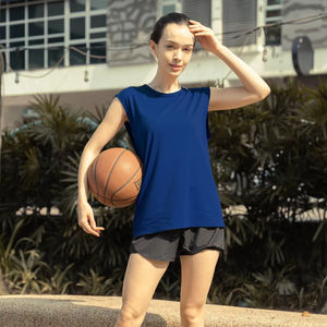 Ultifresh Débardeurs de sport unisexe pour entraînement, style Hip Hop, tricotés, 100% Polyester, respirants, anti-humidité, broderie 3D, ODM - Product Image 2