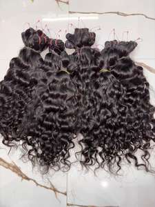 Extensiones de Cabello 100% Natural de Templo Indio, Cutícula Alineada, de un Solo Donante, en Trama, Proveedor Mayorista - Product Image 6