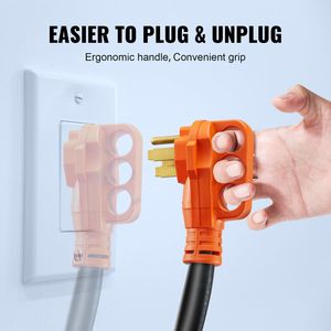 Cavo di Prolunga per Camper da 7,6 m, 50 Amp, Resistente, con Spina Femmina NEMA 14-50R e Spina Maschio NEMA 14-50P, Indicatore LED, per Sistemi Elettrici RV - Product Image 5