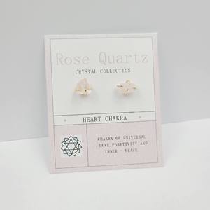 Natural Raw Gemstone Birthstone Bohemia Style Women's <b>Stud</b> <b>Earrings</b> 18K Gold Plated <b>Amethyst</b> Aquamarine Gift Jewelry - Product Image 4