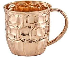 Jarra de Cobre Martillada a Mano para Cerveza, Juego de Jarras de Cobre Moscow Mule, Jarra de Cerveza de Acero Inoxidable y Cobre al Mejor Precio - Product Image 5