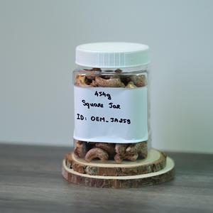 ขวดโหลทรงสี่เหลี่ยม (ฝาสีเหลือง) ถั่วเม็ดมะม่วงหิมพานต์คั่วระดับพรีเมียมปรับแต่งได้ตามต้องการรับการรับรองมาตรฐาน ISO ออร์แกนิก500กรัม (เค็มๆเนย) - Product Image 3